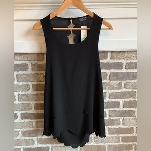 NEW PAPERMOON VIOLETA SCALLOPED DETAIL BLOUSE | SIZE M